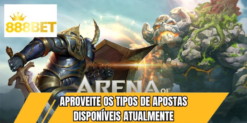 Aproveite os tipos de apostas disponíveis atualmente