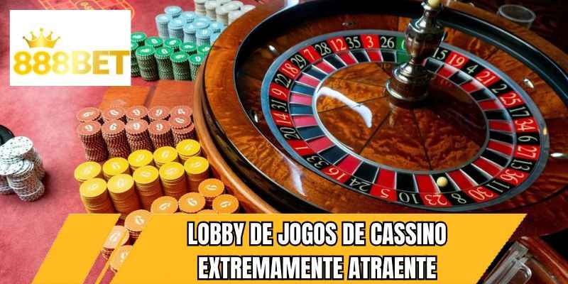 Lobby de jogos de cassino extremamente atraente